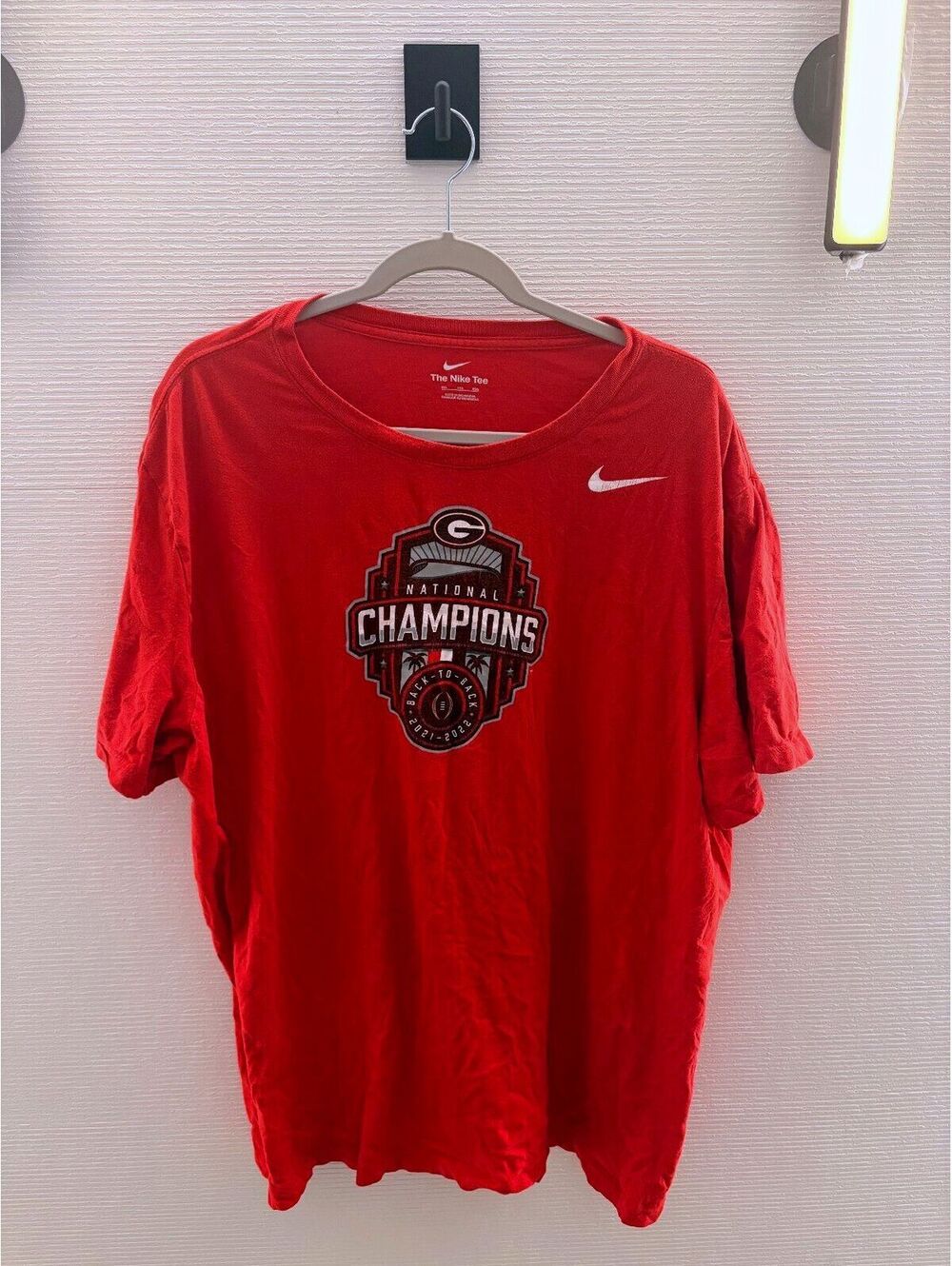 National Champions Red Nike Tee